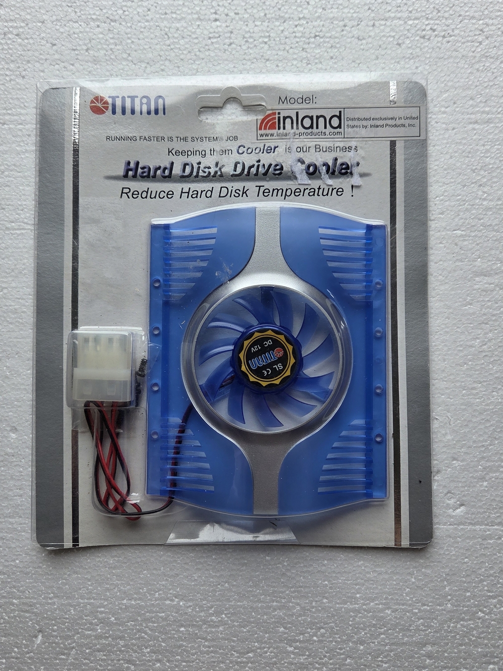 Titan TTC-HD12 Hard Drive Cooler 3.5" HDD Cooling Fan New Sealed
